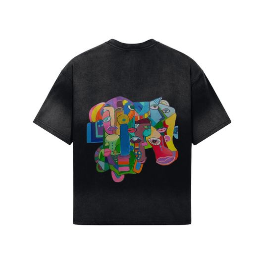 Abstract Minds Ombre T-shirt